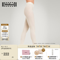 Wolford 沃尔福特Geometric80D条纹提花连裤袜14939 1154 米色 XS