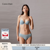 卡尔文·克莱恩 Calvin Klein 内衣24春夏女士舒适轻盈上托薄垫3/4文胸QF7166AD CYA-浪花绿 32B