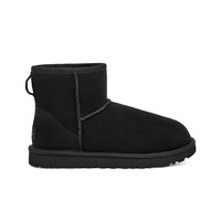 UGG 女士休闲舒适平底圆头纯色保暖经典迷你短靴雪地靴 1016222