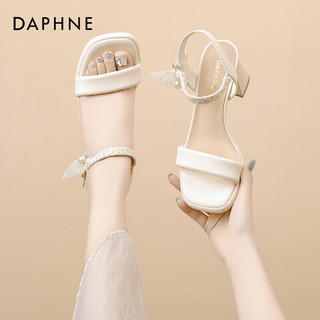 达芙妮（DAPHNE）高跟凉鞋女2024夏季新款仙女风配裙子气质QJ2