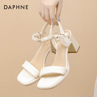 达芙妮（DAPHNE）高跟凉鞋女2024夏季新款仙女风配裙子气质QJ2