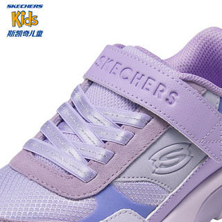 Skechers斯凯奇女孩魔术贴休闲慢跑鞋310271L 薰衣草色/LAV 30码