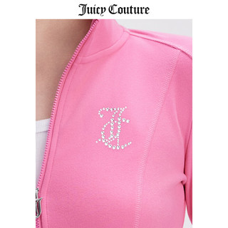 JUICY COUTURE德绒logo针织外套 奶油白 M