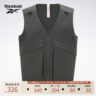 Reebok 锐步 官方2023夏季运动休闲男子时尚梭织夹克背心23RCS113M 23RCS113MGH1 A/M