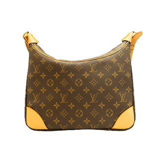 LOUIS VUITTON 路易威登 中古95新lv/路易威登牛角包pvc女士手提包植鞣革更新