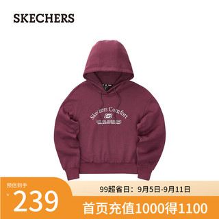 斯凯奇（Skechers）秋冬女加绒蓄热保暖时尚百搭柔软L324W051 粉黛色/02C9 S