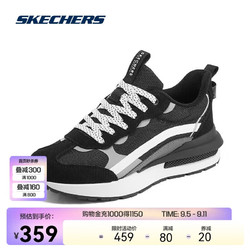 SKECHERS 斯凯奇 赵露思同款女子撞色时尚复古休闲鞋155450黑色/BLK37.5