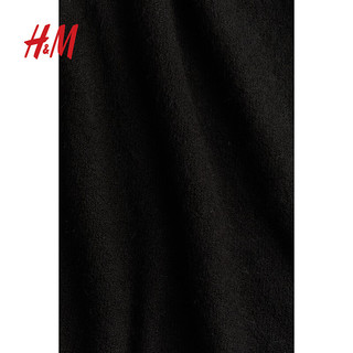 H&M2024秋季女装毛线背心1254753 黑色 155/76