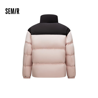 森马（Semir）轻松羽绒|羽绒服男2024冬季防风防水外套款 红黑色调（灰鸭绒）00369 165/84A/S