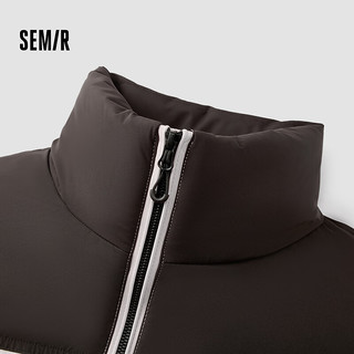 森马（Semir）轻松羽绒|羽绒服男2024冬季防风防水外套款 红黑色调（灰鸭绒）00369 170/88A/M