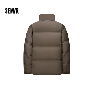 森马（Semir）轻松羽绒|羽绒服男2024冬季防风防水外套款 军绿（灰鸭绒）40635 155/76A/XXS