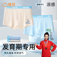 棉致青少年内裤男孩发育期初中高中生大童莫代尔冰丝短裤16-18岁 9415【网眼冰丝 7A级抗菌】 2条 3XL 【 160-180斤】