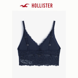 HOLLISTER24秋季辣妹轻薄法式三角杯蕾丝胸衣 女 KI338-4003 海军蓝 L (165/100A)