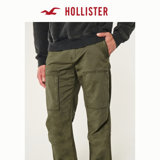 HOLLISTER24秋美式宽松休闲直筒工装运动长裤 男 KI330-4118 绿色 XXL (185/104A)