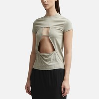 Rick Owens 瑞克·欧文斯 女士上衣 COMBO JERSEY T-SHIRT