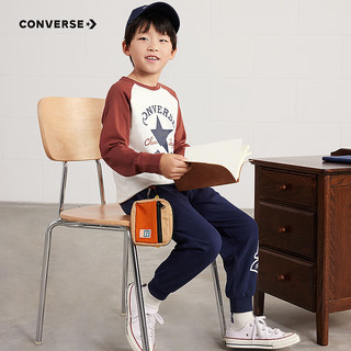 Converse匡威儿童长裤2024秋季裤子潮流男童宽松束脚裤子 藏青蓝 130/56