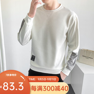 凡客诚品（VANCL）时尚百搭休闲卫衣221123TM 白色 2XL