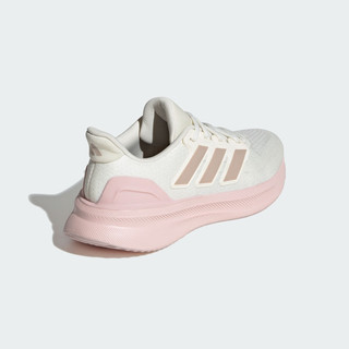 adidas ULTRARUN 5随心畅跑舒适跑步运动鞋女子阿迪达斯 汉玉白/奇迹灰褐棕/黑色 39