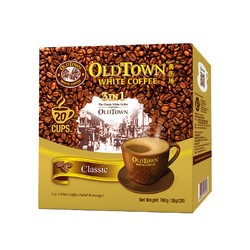 OLDTOWN WHITE COFFEE 旧街场白咖啡 马来西亚速溶咖啡粉三合一原味榛果20条760g×1盒