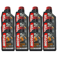 MOTUL 摩特 7100 4T酯类全合成机油摩托车机油10W40 1L*1瓶SN法版 10W40 1L*12瓶