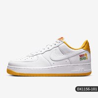 NIKE 耐克 官方正品Air Force 1男女运动透气轻便板鞋DX1156-100