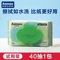 Anmous 安慕斯 湿厕纸家庭实惠装洁厕湿巾湿厕巾40抽1包