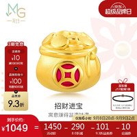 Chow Sang Sang 周生生 MINTYGREEN Charme系列 91504C 钱袋足金转运珠 1.2g