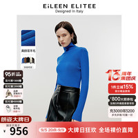 朗姿欧洲EiLEEN ELITEE纯羊毛气质高领内搭毛针织衫2024冬季 舰队蓝色 XL