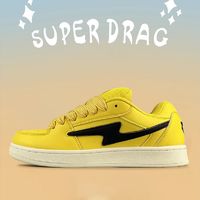 百亿补贴：SUPER DRAG 超拽 SUPERDRAG 面包鞋原创大黄蜂百搭板鞋男女复古情侣休闲鞋子潮