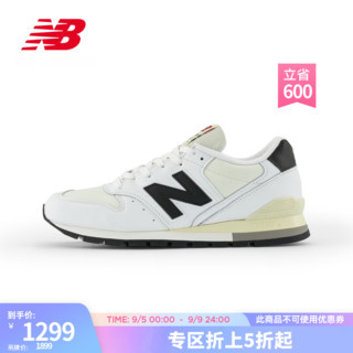 new balance NB23男鞋女鞋美产996系列潮流复古舒适运动休闲鞋 白色 U996TC 44.5码 (脚长28.5cm)