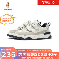 暇步士（Hush Puppies）童鞋男童运动鞋春秋女童儿童鞋休闲跑步暴走软底防滑轻便板鞋 HP4326蓝色 29码 适合脚长17.9cm