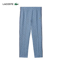 LACOSTE法国鳄鱼男装24秋季潮流时尚舒适休闲长裤直筒裤|XH1440 I8K/浅蓝印花 2 /165