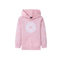 Converse 匡威儿童装男童百搭卫衣春秋款加绒潮女大童套头打底衫红色上衣 岩岭灰-春秋毛圈 150(M)cm