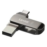 概率券、PLUS会员：Lexar 雷克沙 D400 USB3.1U盘 128GB Type-C