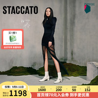 思加图2024冬季小玛丽奶油靴粗跟黑色时装靴9U001DZ4 奶油米 35