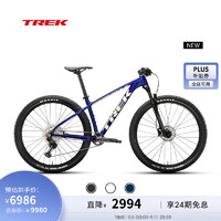 TREK 崔克 山地车 X-CALIBER 8 油压碟刹气压前叉竞赛级越野山地自行车 宝石蓝色 门店提取 12速