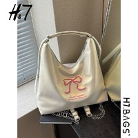 H7 3-5DAYS H7休闲软面大容量女双肩包新款百搭后背包时尚通勤单肩包托特包