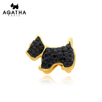 AGATHA 瑷嘉莎 4540007 金色边缘小狗串珠