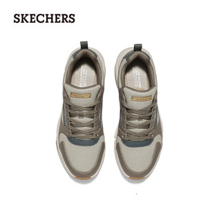 斯凯奇（Skechers）男士绑带休闲运动鞋118067 棕色/BRN 45.5