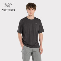 ARC'TERYX 始祖鸟 ARC’TERYX）CORMAC CREW 短袖上衣男 黑灰 S