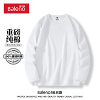 Baleno 班尼路 男士纯棉长袖T恤 2024072524-23PT03-BNL3