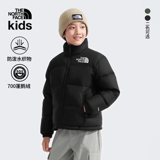 THE NORTH FACE北面ICON儿童96Nuptse防泼水鹅绒羽绒服保暖TheNorthFace|8A4C JK3/宇宙黑 130cm S（130/64）