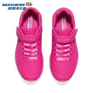 斯凯奇（Skechers）中大童百搭舒适鞋子310451L 桃红色 31码