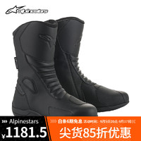 Alpinestars ORIGIN a星摩托车骑行鞋防水四季中长骑行靴短途摩旅靴拉力靴 黑色 40