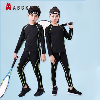 百亿补贴：ABCKIDS 儿童秋季运动套装2022速干户外训练服跑步衣两件套男女童