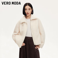 VEROMODA外套女2024早秋新款翻领摇粒绒宽松厚实外套美拉德时尚百搭