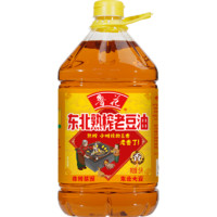 luhua 鲁花 大豆油东北熟榨老豆油5L非转基因 大豆油食用油