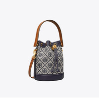 TORY BURCH 托里.伯奇 T Monogram 小号水桶 海军蓝80534