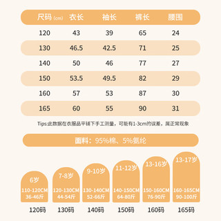 精典泰迪男童睡衣儿童家居服中小童装秋季套装秋装上衣裤子两件套 (T童年泰迪)晨雾灰 130cm