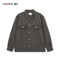 LACOSTE法国鳄鱼男装24秋季新款时尚法式衬衫外套CH7227 I8W/